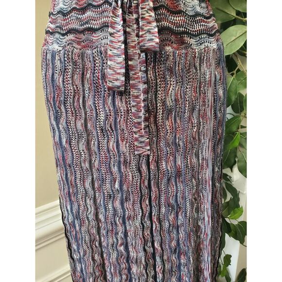 Laundry Women's Multicolor Viscose V-Neck Short Sleeve Knee Length Dress Large - Picture 4 of 13